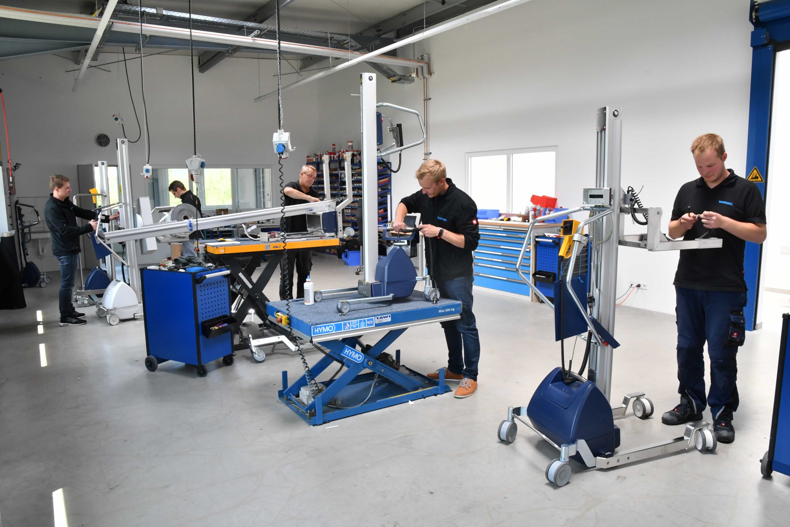 Mitarbeiter Rollenhandling zu sehen