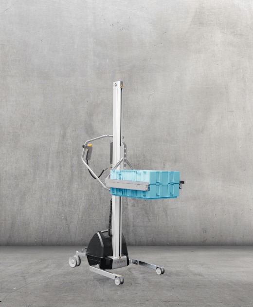 Hebehilfen für Kisten, Container und Boxen